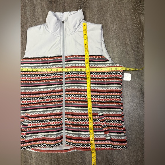 NWT Great Northwest Indigo Women's Vest XL Southwest Design Lightweight Pockets - Picture 8 of 8